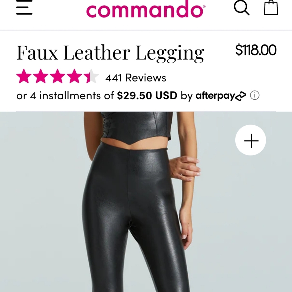 Commando, Faux Leather Leggings